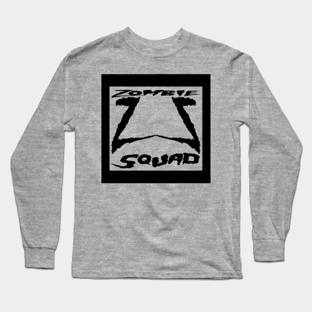 Zombie Squad ZS Mania (Black) Long Sleeve T-Shirt by Zombie Squad Clothing